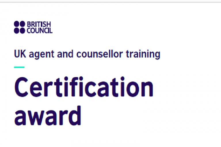 British Council UK agent and counsellor
